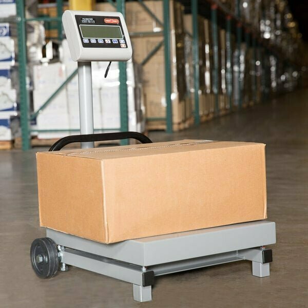 Tor Rey FS-500/1000 1000 lb. Digital Receiving Scale with Tower Display Legal for Trade 166FS5001000